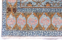 Ararat Rugs Alfombra Mameluca con Diseño de Celosía, Alfombra de Renacimiento Antigua Teñida Naturalmente