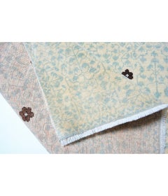 Ararat Rugs Mamluk Modern Rug with Leaf Lattice Design, Revival Rug Natural Dyed