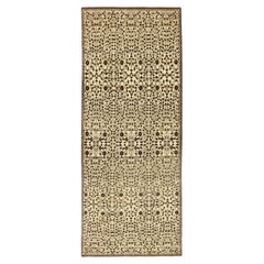 Ararat Rugs Mamluk Modern Rug with Leaf Lattice Design, Revival Rug Natural Dyed