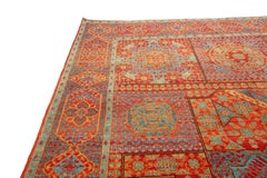 Ararat Rugs Mamluk Revival Carpet with Central Medallion Egypt Rug Natural Dyed