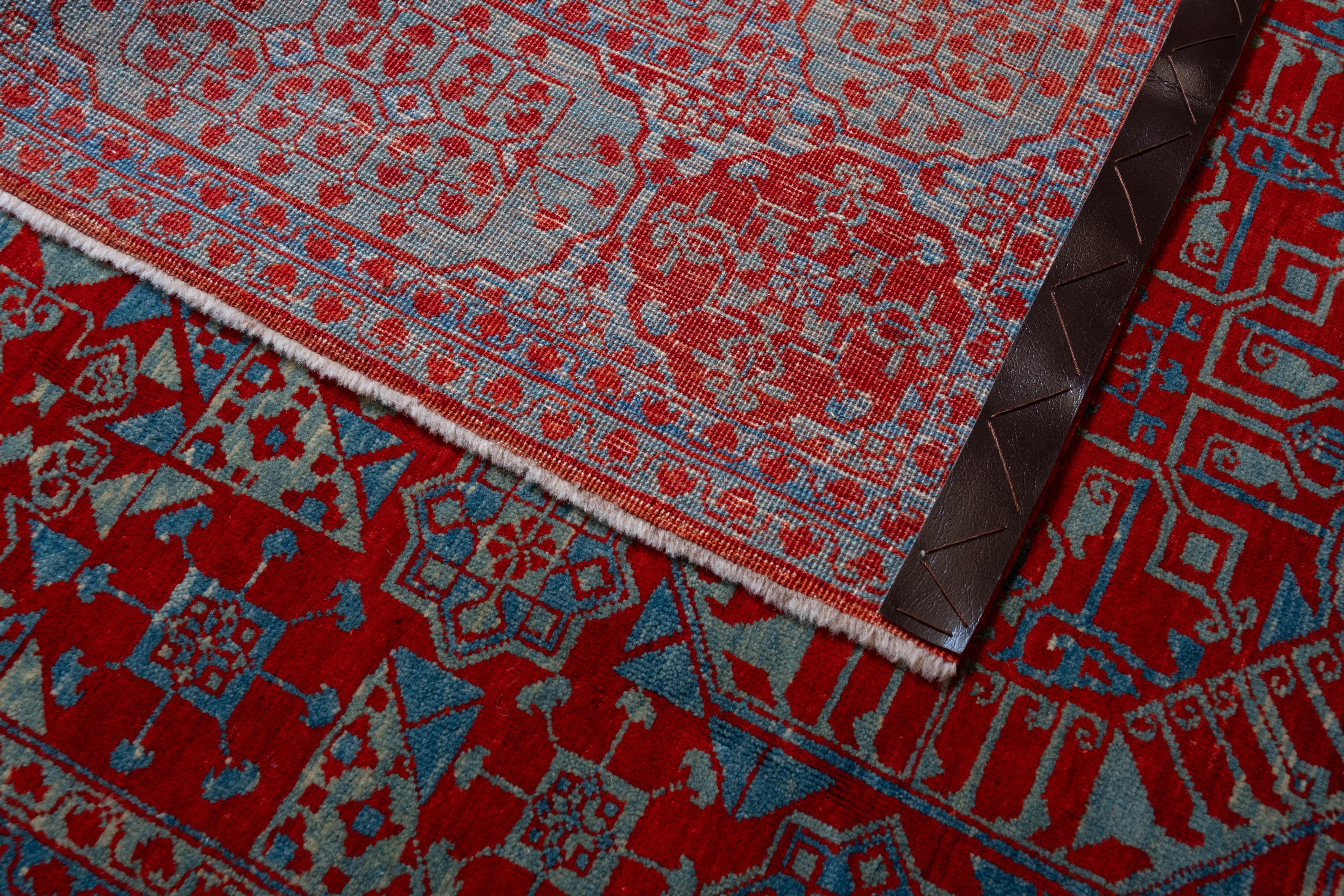 Ararat Rugs Mamluken-Teppich mit Zentralstern 16. Revive Teppich Natürlich gefärbt (Revival) im Angebot