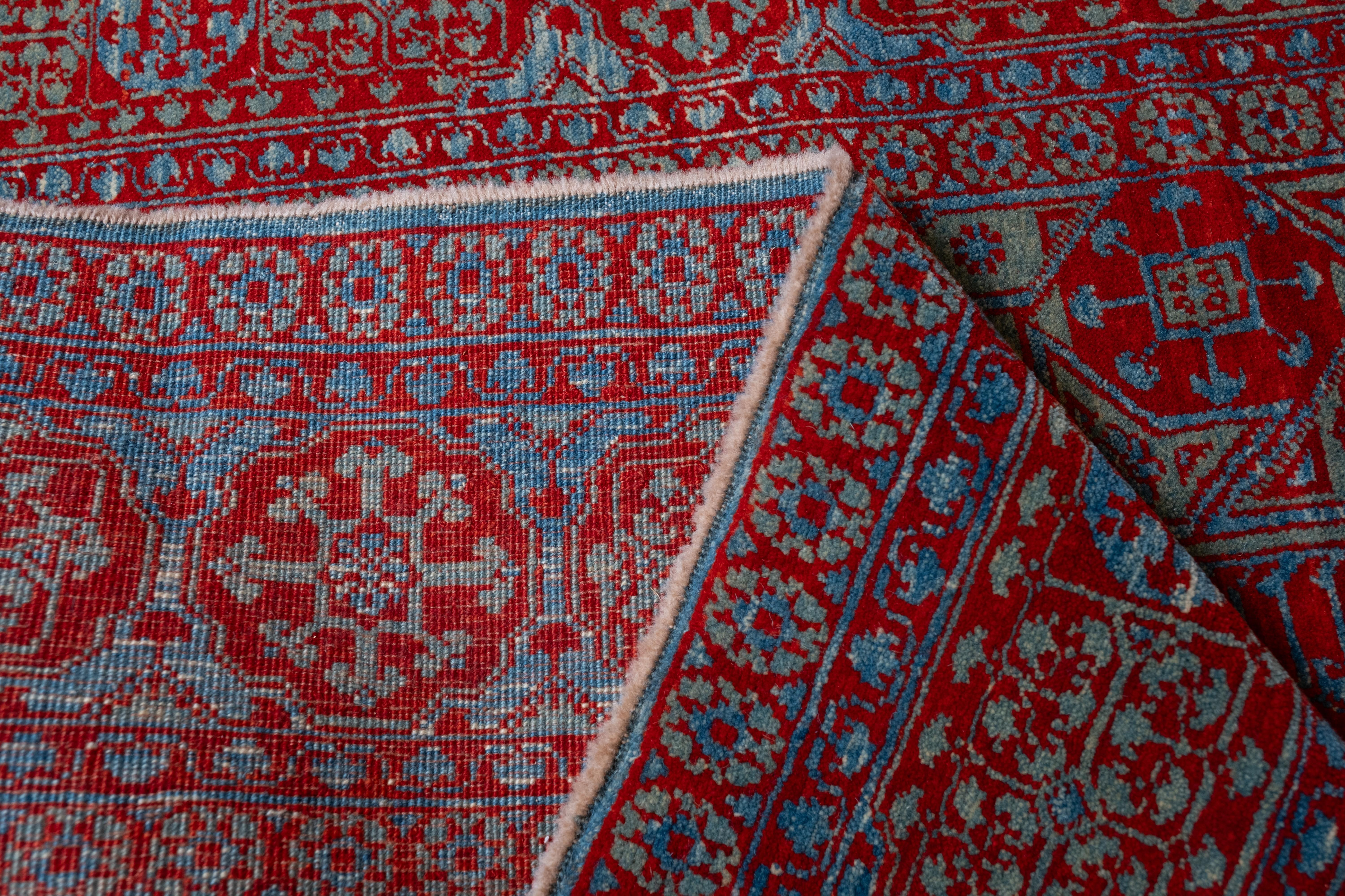 Ararat Rugs Mamluken-Teppich mit Zentralstern 16. Revive Teppich Natürlich gefärbt (Türkisch) im Angebot
