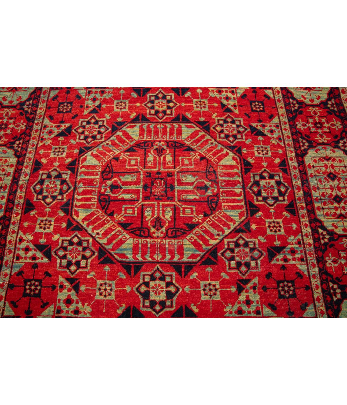 Ararat Rugs Mamluk Rug with Central Star 16th Cent. Revival Carpet Natural Dyed In New Condition In Tokyo, JP