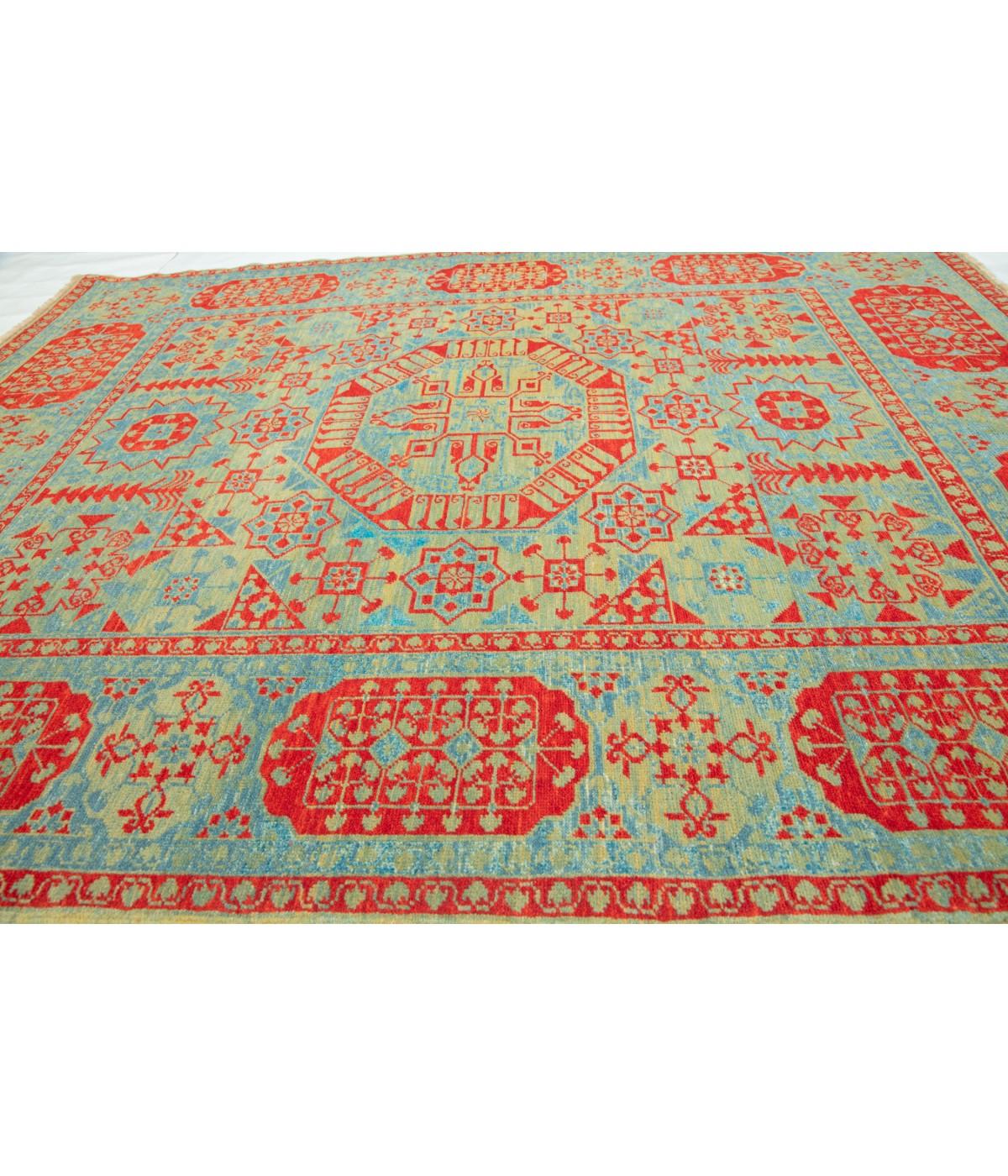 Ararat Rugs Mamluk Rug with Central Star 16th Cent. Revival Carpet Natural Dyed In New Condition For Sale In Tokyo, JP