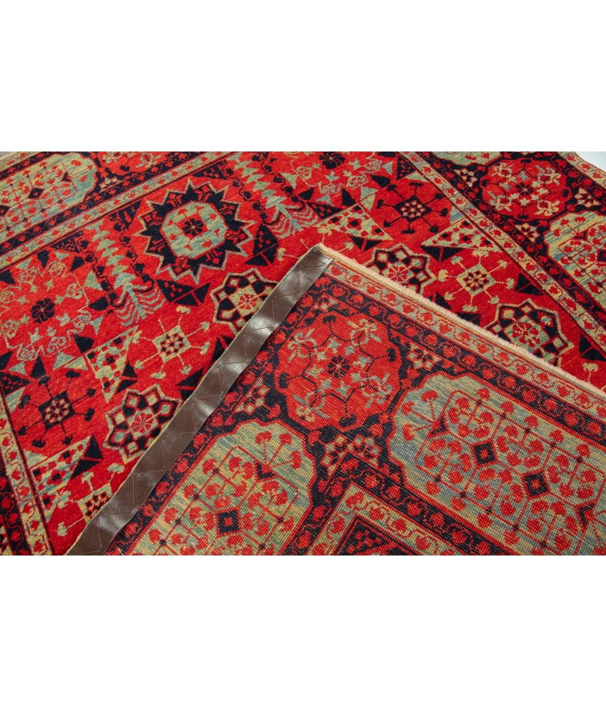 Ararat Rugs Mamluk Rug with Central Star 16th Cent. Revival Carpet Natural Dyed 1