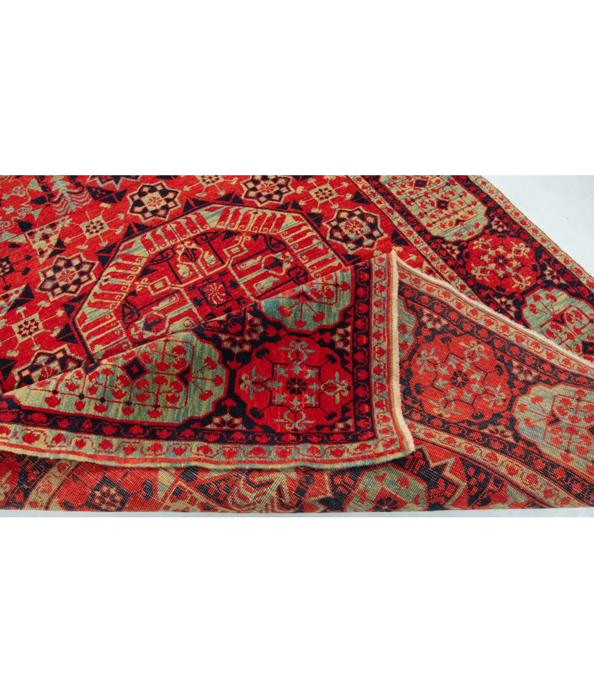 Ararat Rugs Mamluk Rug with Central Star 16th Cent. Revival Carpet Natural Dyed 2