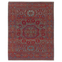 Ararat Rugs Mamluken-Teppich mit Zentralstern 16. Revive Teppich Natürlich gefärbt