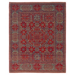 Ararat Rugs Mamluk Rug with Central Star 16th Cent. Revival Carpet Natural Dyed