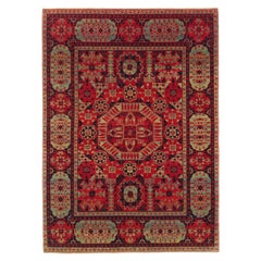 Ararat Rugs Mamluk Rug with Central Star 16th Cent. Revival Carpet Natural Dyed