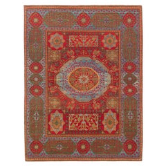 Ararat Rugs Mamluk Rug with Central Star 16th Cent. Revival Carpet Natural Dyed
