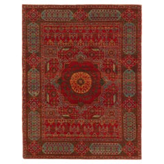 Ararat Rugs Mamluk Rug with Central Star Cairene Revival Carpet Natural Dyed