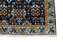 Ararat Rugs Mamluk Rug with Cusped Medallion Antique Revival Carpet Natural Dyed