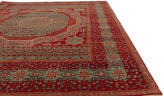Alfombras Ararat: diseño de medallón con puntas al estilo mameluco, estilo «Antique Revival», teñida con tintes naturales