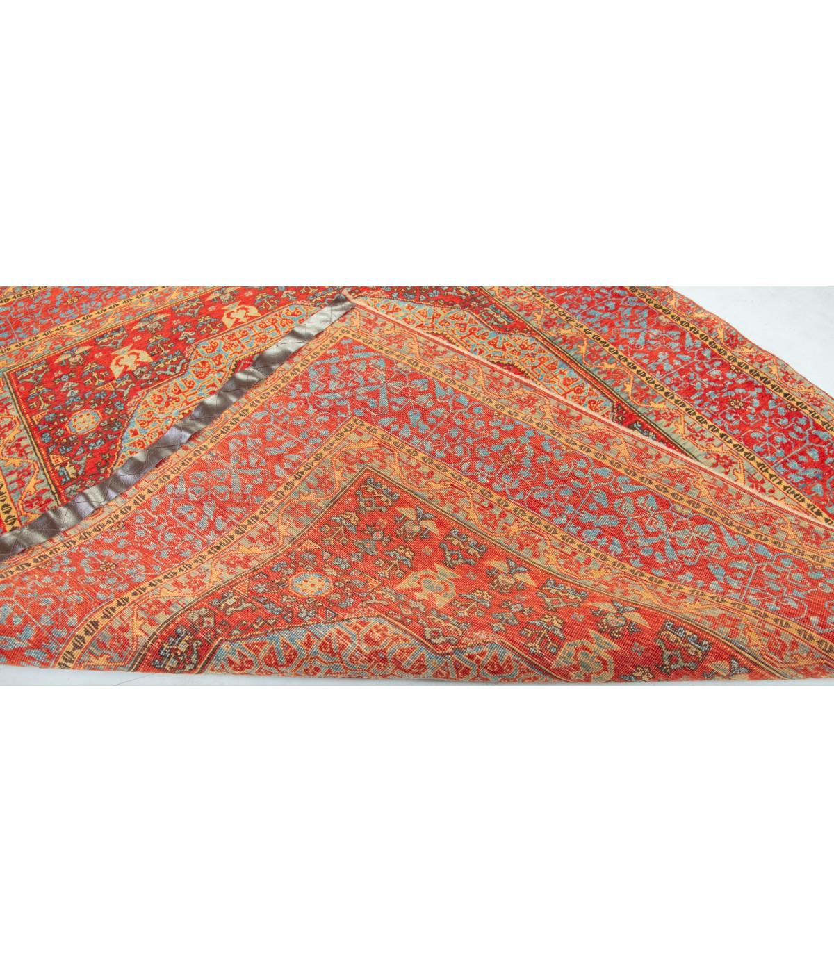 Wool Ararat Rugs Mamluk Rug with Cusped Medallion Antique Revival Carpet Natural Dyed