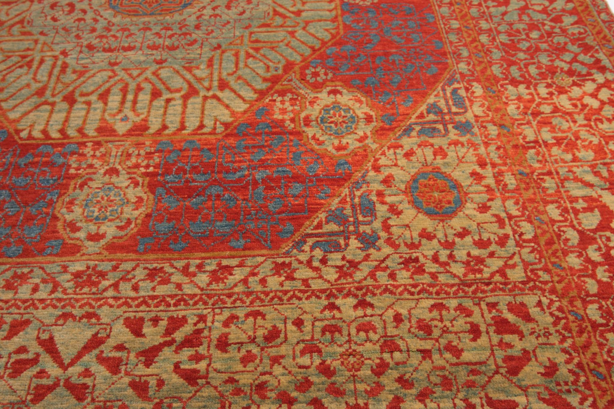 Ararat Rugs Mamluken-Teppich mit großem Achteck 16.Jh. Antike Ägypten Revival Teppich im Zustand „Neu“ im Angebot in Tokyo, JP