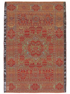 Ararat Rugs Mamluk Rug with Palm Trees and Cypresses Revival Carpet Natural Dyed