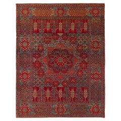 Ararat Rugs Mamluk Rug with Palm Trees and Cypresses Revival Carpet Natural Dyed