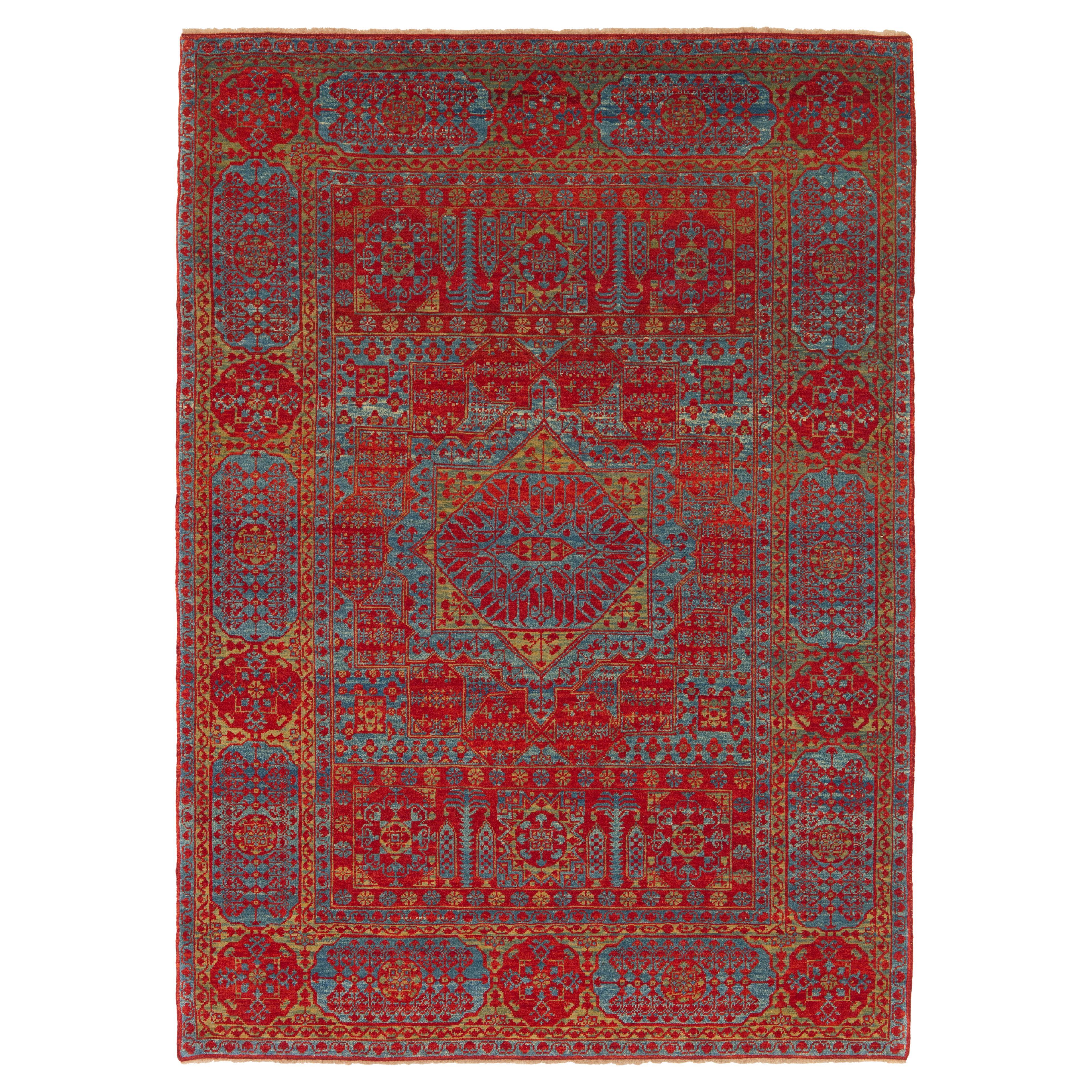 Ararat Rugs Alfombra Mameluca con Palmeras y Cipreses Alfombra Renacimiento Teñido Natural