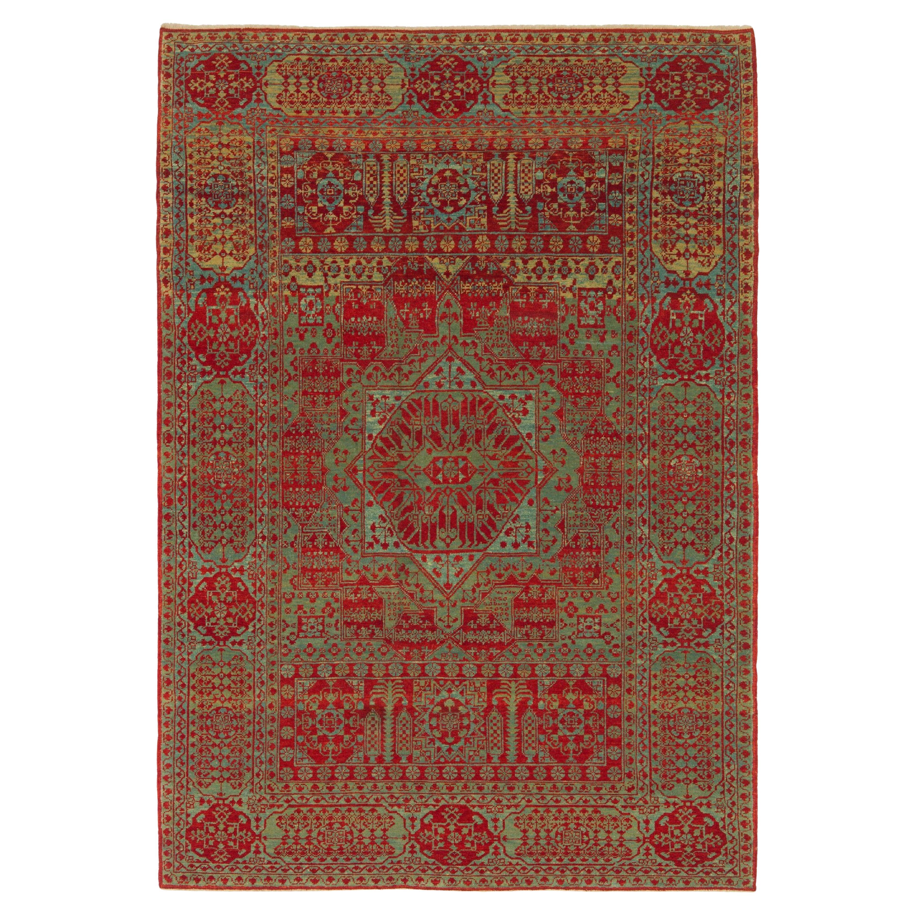 Ararat Rugs Alfombra Mameluca con Palmeras y Cipreses Alfombra Renacimiento Teñido Natural