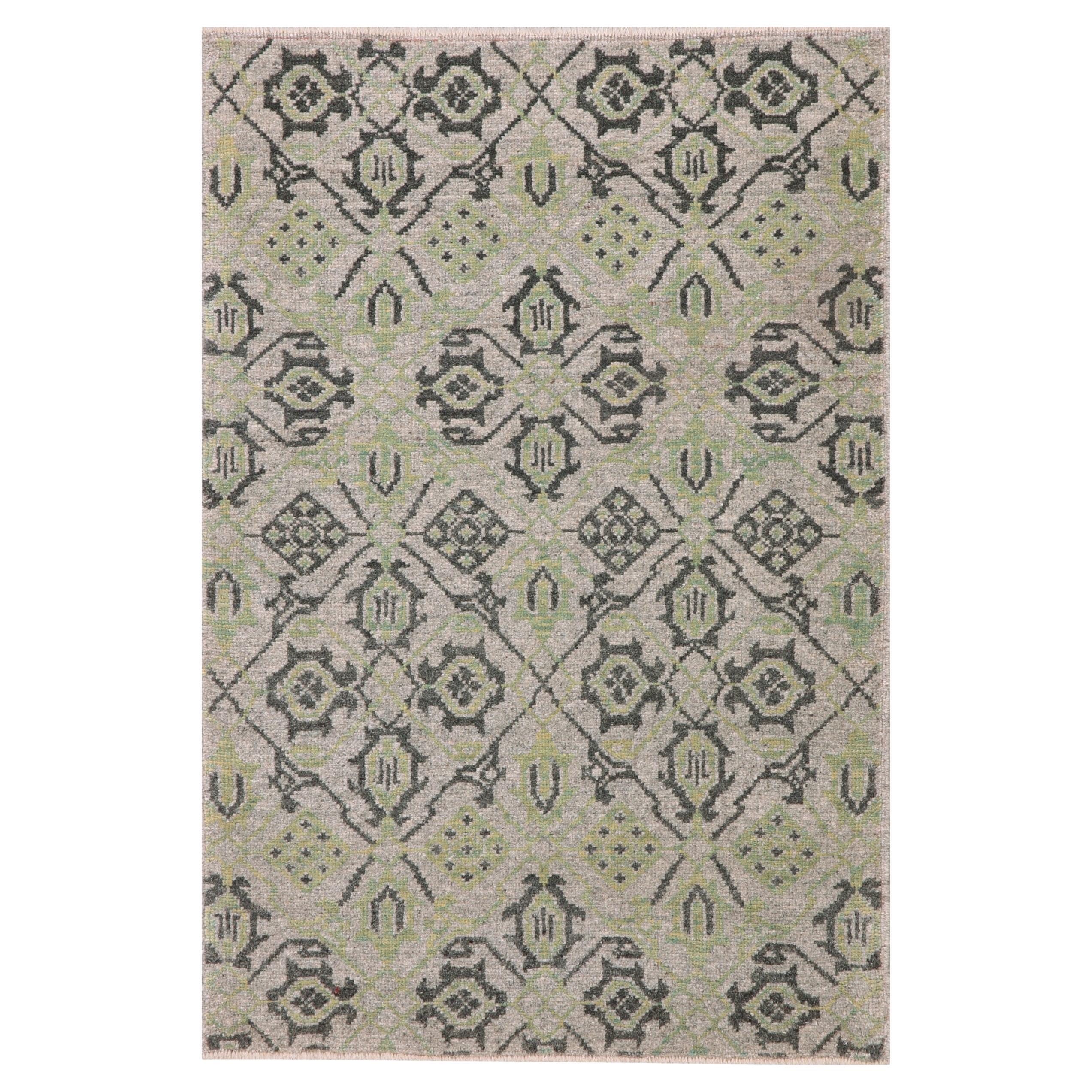 Ararat Rugs Mamluk Wagireh Rug Lattice Pattern Revival Carpet Natural Dyed