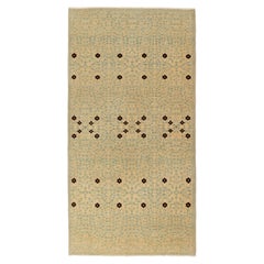 Ararat Rugs Mamluk Wagireh Rug Leaf Lattice Design, Revival Carpet Natural Dyed