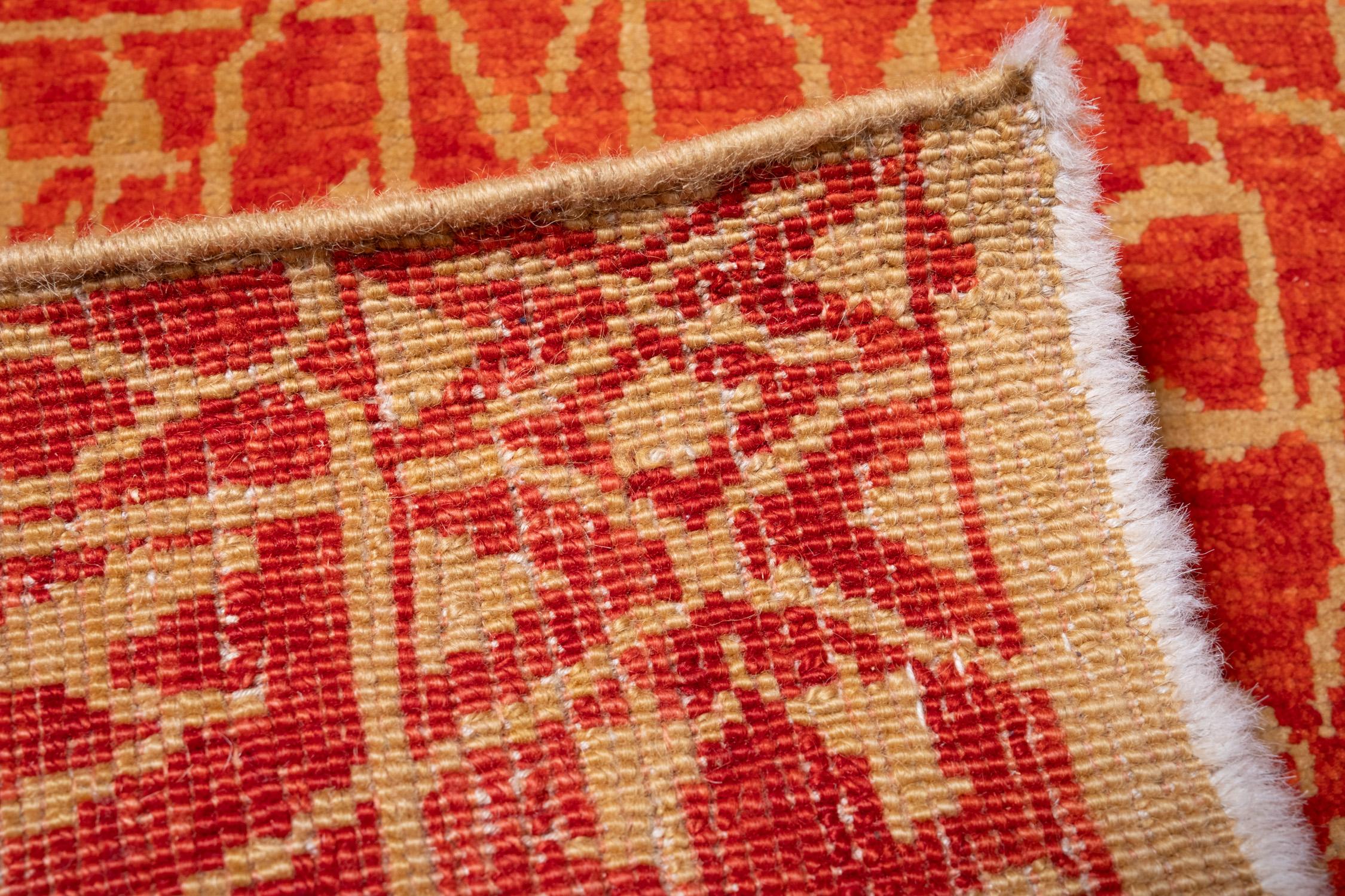 Teinture végétale Ararat Rugs Mamluk Wagireh Rugs with Geometric Design Door Mat Entrance Carpet (tapis d'entrée)