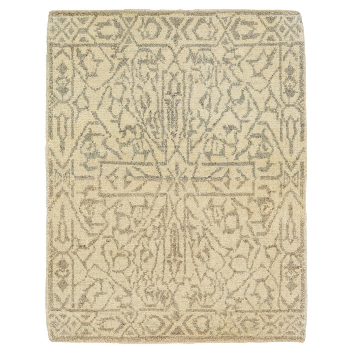 Ararat Rugs Mamluk Wagireh Rugs with Geometric Design Door Mat Entrance Carpet (tapis d'entrée) en vente