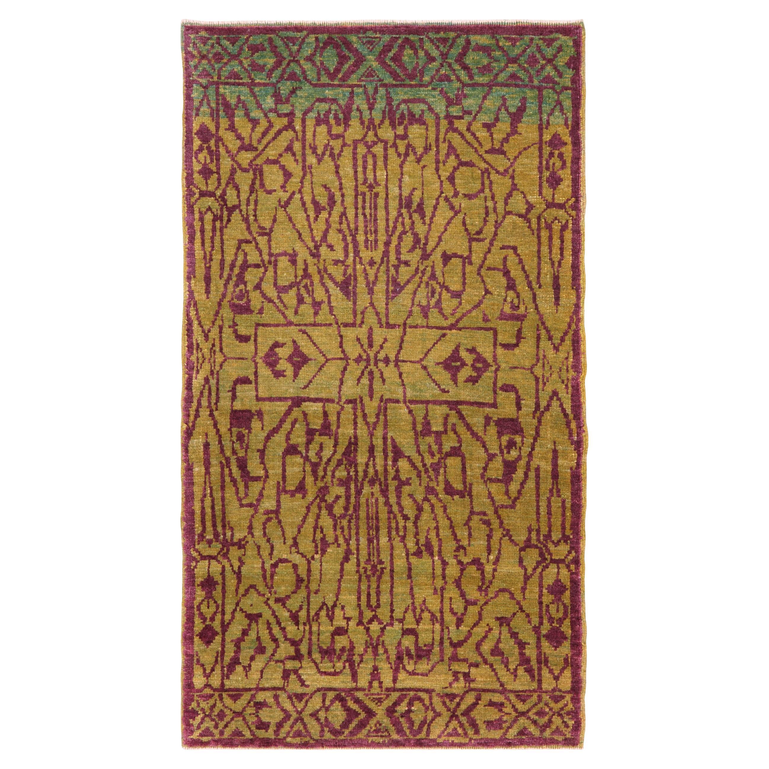 Tapis Ararat Mamluk Wagireh avec tapis néo-gothique au design géométrique