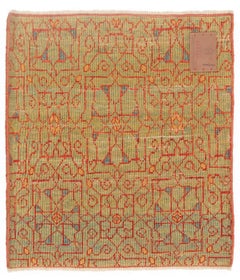 Ararat Rugs Mamluk Wagireh Rug with Jerrehian Border Design Egypt Revival Carpet