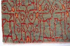 Ararat Rugs Mamluk Wagireh Rug with Jerrehian Border Design Egypt Revival Carpet