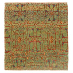 Ararat Rugs Mamluk Wagireh Rug with Jerrehian Border Design Egypt Revival Carpet