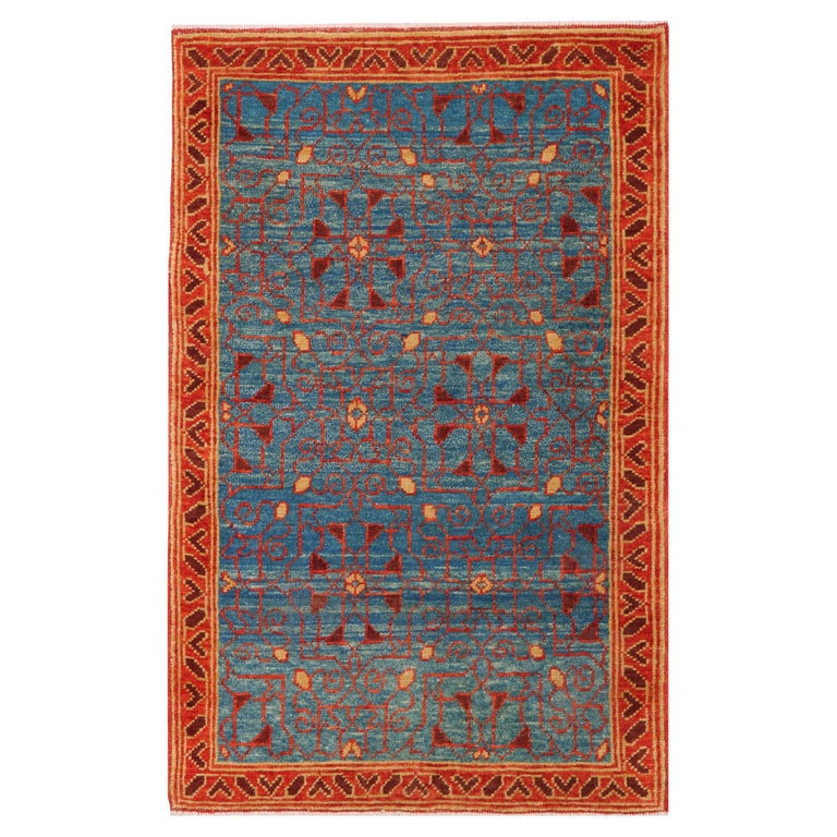 Ararat Rugs Mamluk Wagireh Rug with Jerrehian Border Design Natural