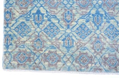Ararat Rugs Mamluk Wagireh Rug with Lattice Pattern Design Egypt Revival Carpet