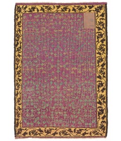 Ararat Rugs Alfombra Mamluk Wagireh con diseño de hojas enrejadas Alfombra de puerta Alfombra de entrada