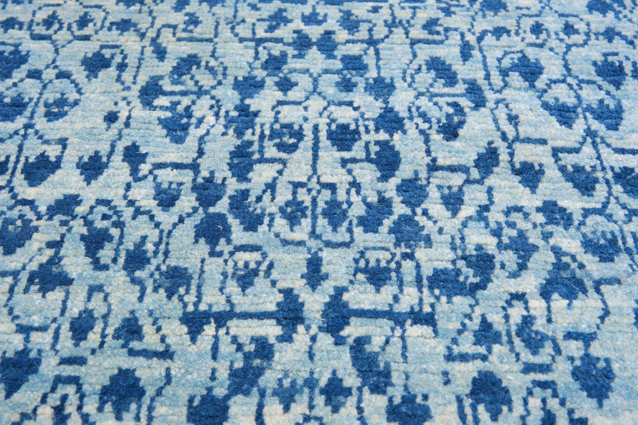 Turkish Ararat Rugs Mamluk Wagireh Rug with Leaf Lattice Design, Egypt Revival Carpet For Sale