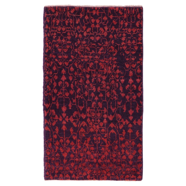 Ararat Rugs Mamluk Wagireh Rug with Leaf Lattice Design, Egypt Revival