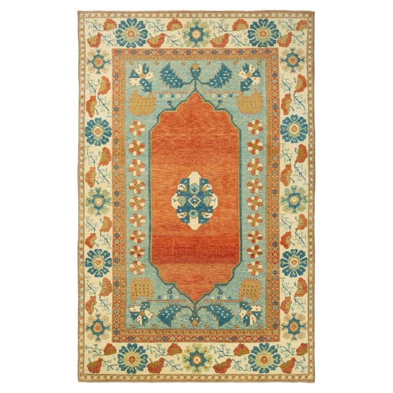 Ararat Rugs Medallion Rug 18th C Anatolian Turkish Revival Carpet