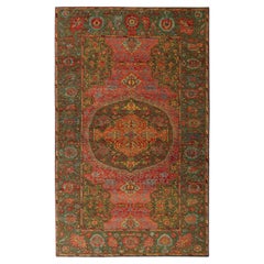 Ararat Rugs Medallion Ushak Carpet Museum Piece 17th C. Revive Rug Natural Dyed