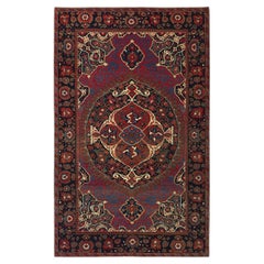 Ararat Rugs Medallion Ushak Carpet Museum Piece 17th C. Revive Rug Natural Dyed