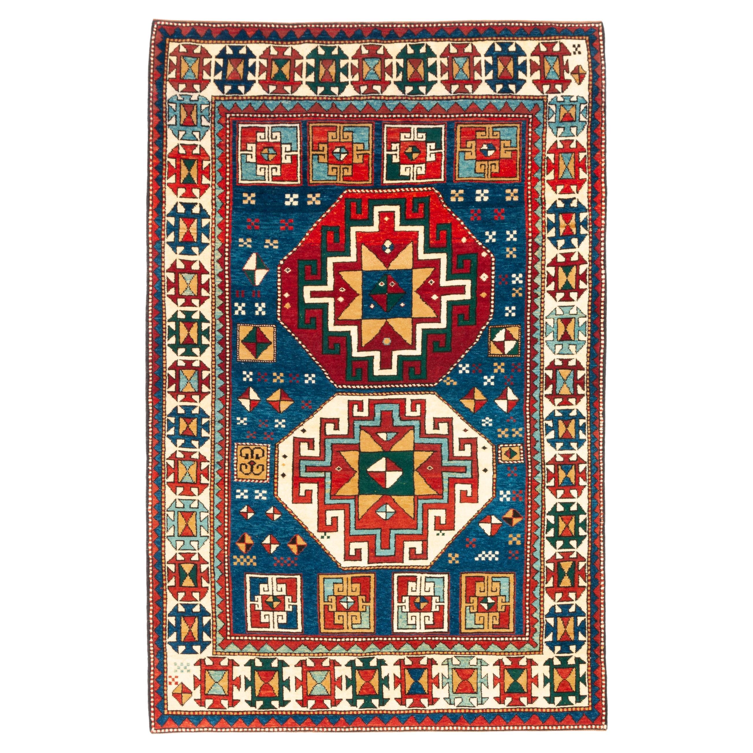 Ararat Rugs Lori Pambak Kazak Rug, 19th C Caucasus Revival Carpet