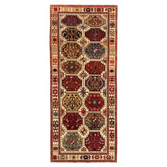 Ararat Teppiche Memling Gul Kazak Teppich, 19. Jahrhundert Kaukasisches Revival Teppich, natürlich gefärbt