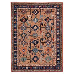 Ararat Rugs Mina Khani Karabagh Rug, Caucasus Revival Carpet, Natural Dyed