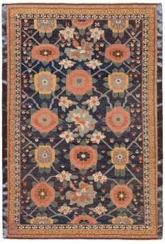Ararat Rugs Mina Khani, Tappeto revival curdo del XIX secolo, tinto di Nature