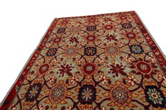 Ararat Rugs Mina Khani Rug, 19th Century Kurdish Revival Carpet, Natural Dyed