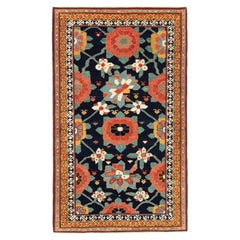 Ararat Rugs Mina Khani Rug, 19th Century Kurdish Revival Carpet, Natural Dyed