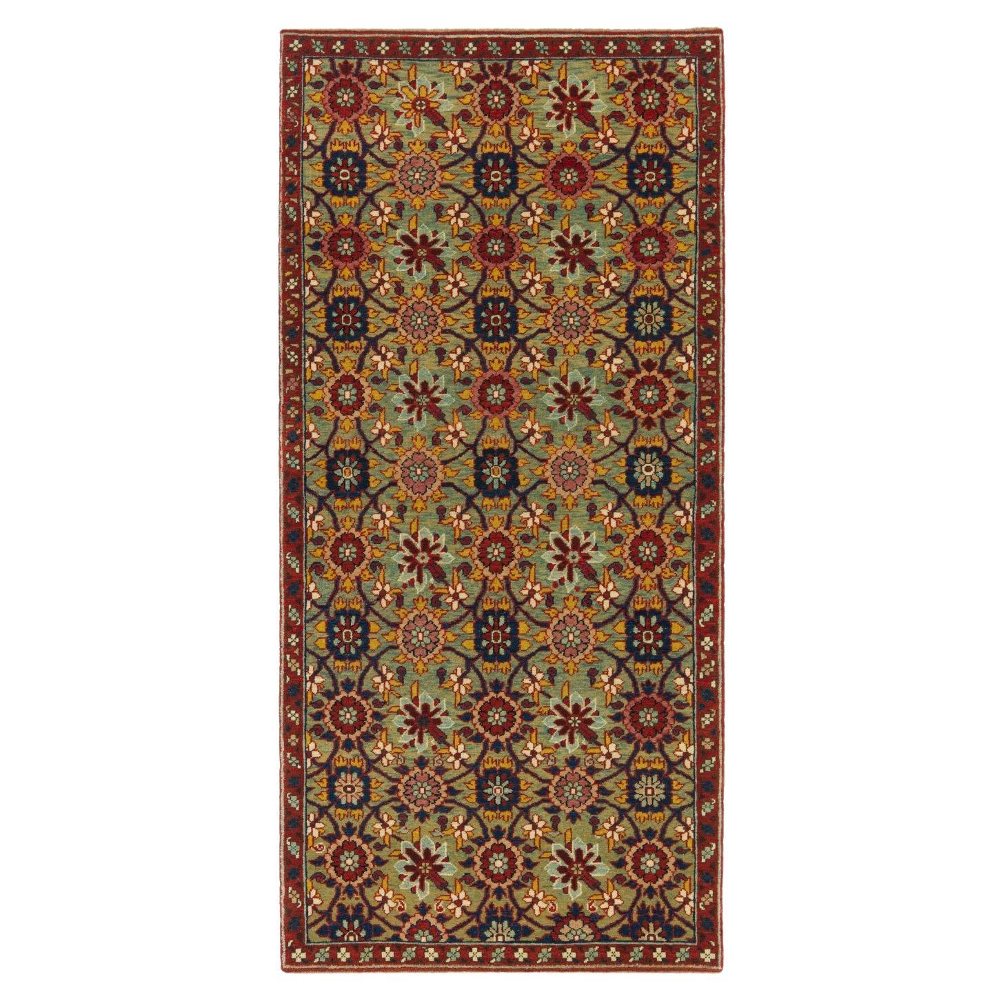 Ararat Rugs Mina Khani Rug, 19th Century Persian Revival Carpet Natural Dye