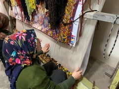 Ararat Rugs Mina Khani Rug, 19th Century Persian Revival Carpet, Natural Dyed