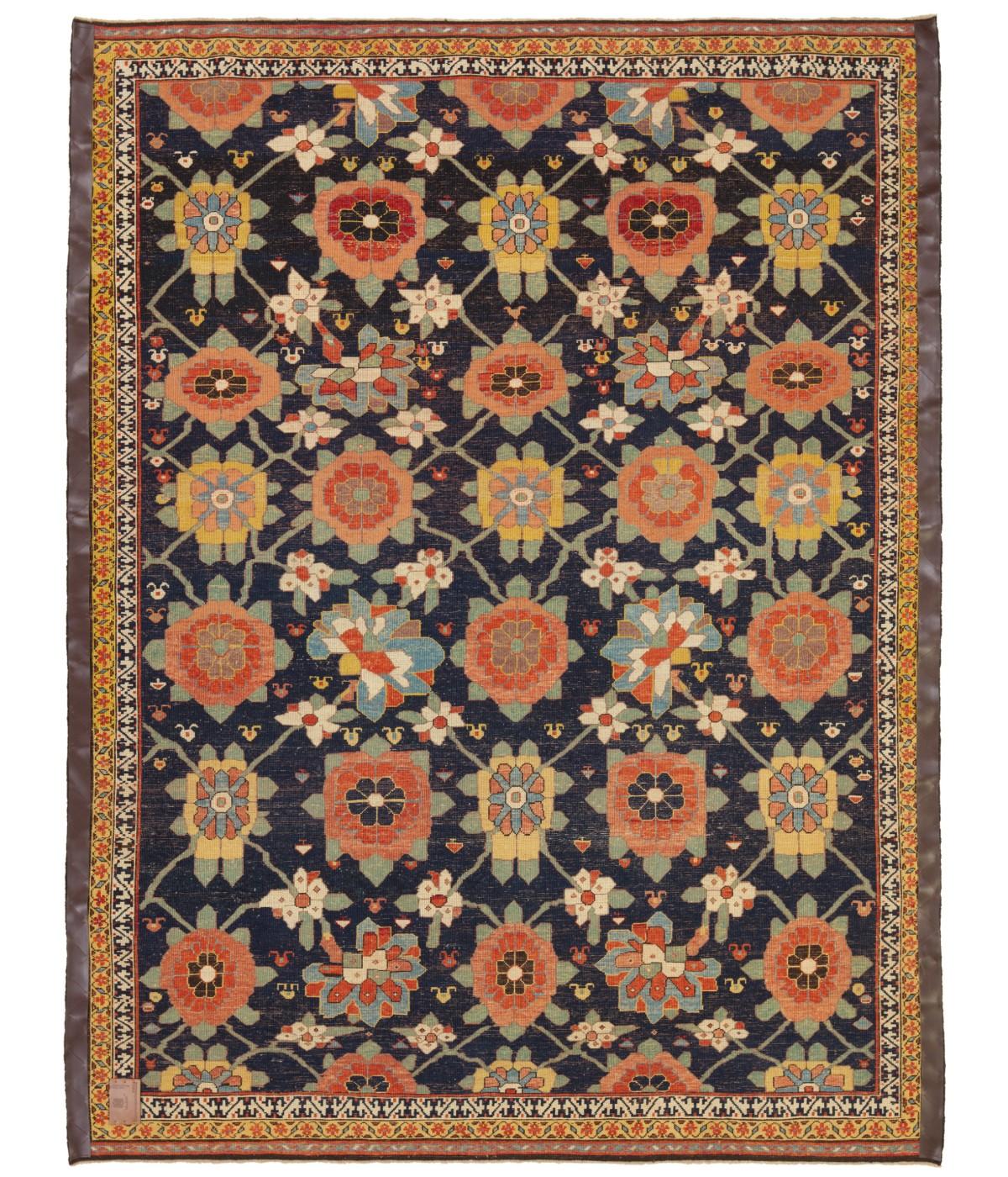 The source of the rug comes from the book Antique Rugs of Kurdistan A Historical Legacy of Woven Art, James D. Burns, 2002 nr.4. This was an exclusive example of a Mina Khani lattice design mid-19th century rug from Koliya'i, Southern Kurdistan