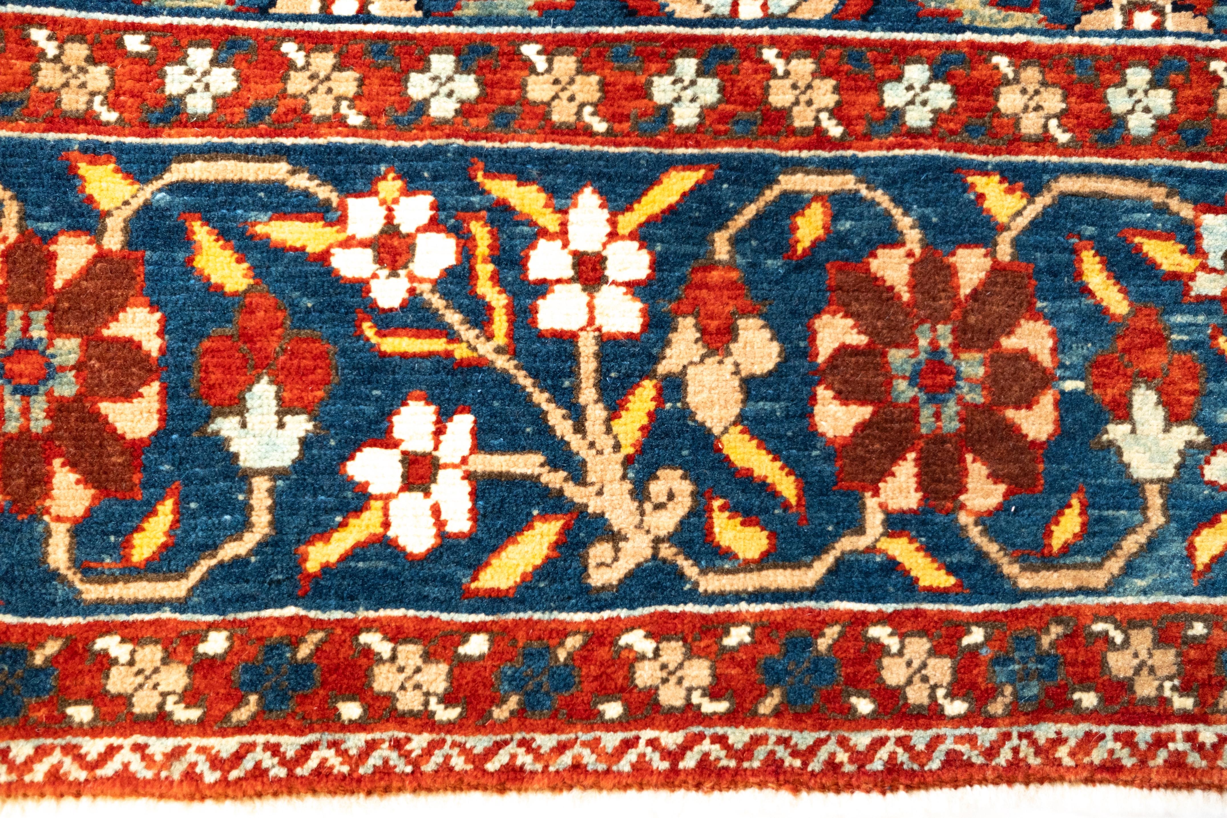 Ararat-Teppich Mina Khani, Teppich im persischen Stil des 19. Jahrhunderts, natürlich gefärbt im Zustand „Neu“ im Angebot in Tokyo, JP