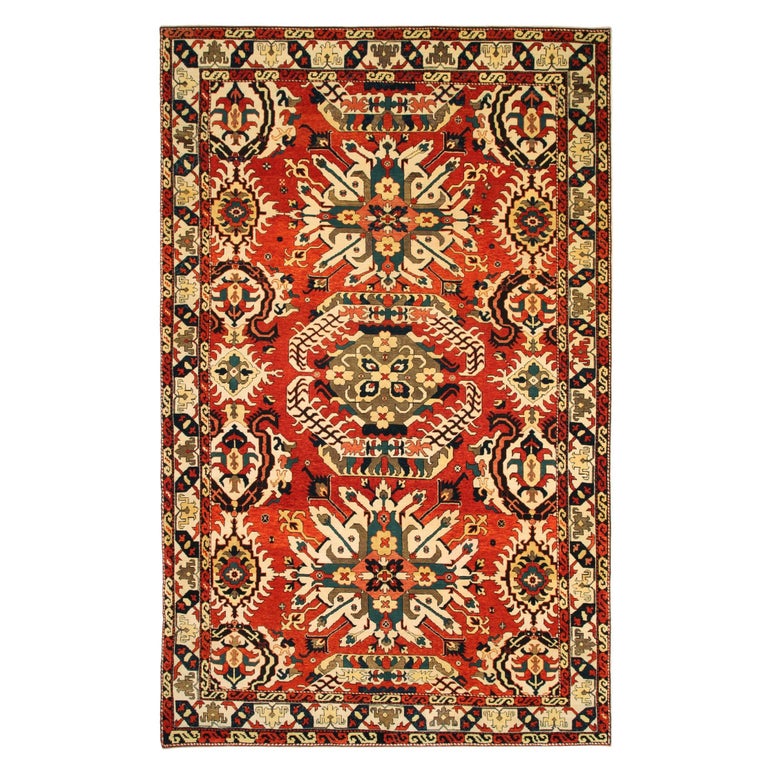 Ararat Rugs Chelaberd Karabakh Rug 19th C. Caucasian Revival Carpet